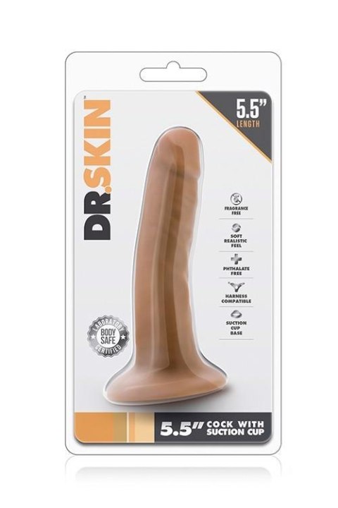 DR. SKIN 5.5INCH COCK WITH SUCTION CUP DR. SKIN 5.5INCH COCK WITH SUCTION CUP