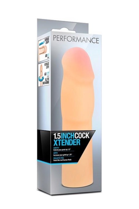 PERFORMANCE 1.5INCH COCK XTENDER BEIGE PERFORMANCE 1.5INCH COCK XTENDER BEIGE
