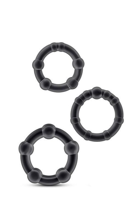 STAY HARD BEADED COCKRINGS BLACK STAY HARD BEADED COCKRINGS BLACK