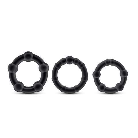STAY HARD BEADED COCKRINGS BLACK STAY HARD BEADED COCKRINGS BLACK