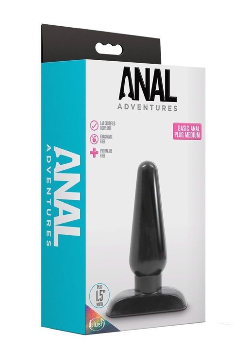 ANAL ADVENTURES BASIC ANAL PLUG MEDIUM ANAL ADVENTURES BASIC ANAL PLUG MEDIUM