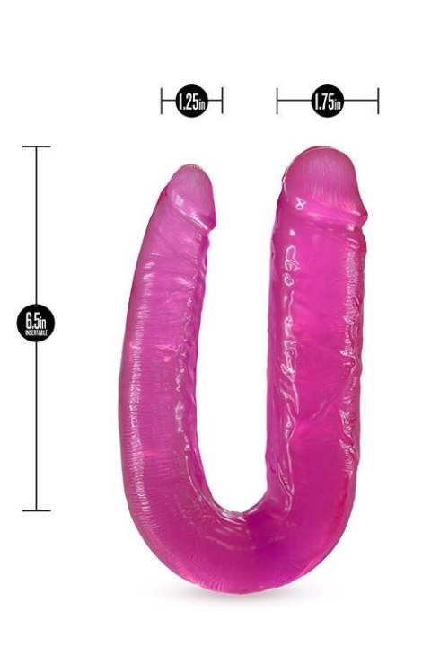 B YOURS DOUBLE HEADED DILDO PINK B YOURS DOUBLE HEADED DILDO PINK