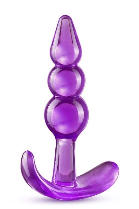 B YOURS TRIPLE BEAD ANAL PLUG PURPLE B YOURS TRIPLE BEAD ANAL PLUG PURPLE