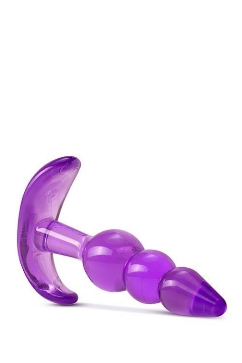 B YOURS TRIPLE BEAD ANAL PLUG PURPLE B YOURS TRIPLE BEAD ANAL PLUG PURPLE