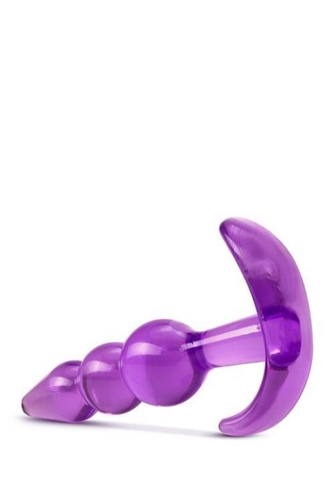 B YOURS TRIPLE BEAD ANAL PLUG PURPLE B YOURS TRIPLE BEAD ANAL PLUG PURPLE