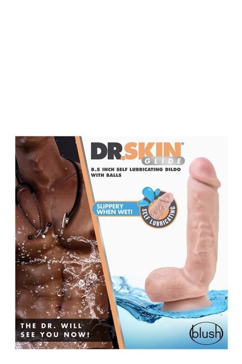 DR. SKIN 8.5INCH SELF LUBRICATING DILDO DR. SKIN 8.5INCH SELF LUBRICATING DILDO