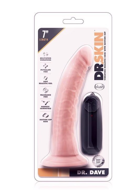 DR. SKIN DR. DAVE 7INCH VIBRATING COCK DR. SKIN DR. DAVE 7INCH VIBRATING COCK
