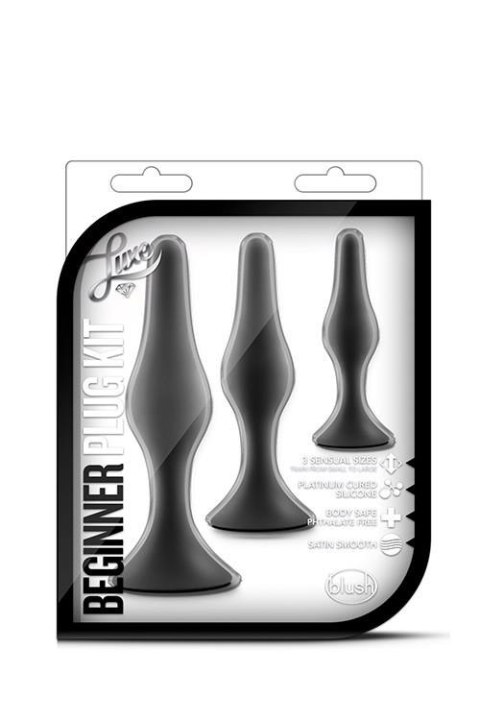 LUXE BEGINNER PLUG KIT, BLACK LUXE BEGINNER PLUG KIT, BLACK