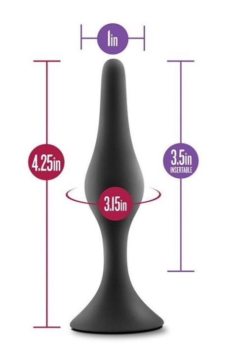 LUXE BEGINNER PLUG MEDIUM, BLACK LUXE BEGINNER PLUG MEDIUM, BLACK