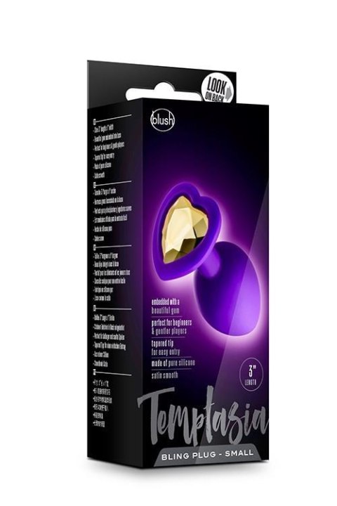 TEMPTASIA BLING PLUG SMALL PURPLE TEMPTASIA BLING PLUG SMALL PURPLE