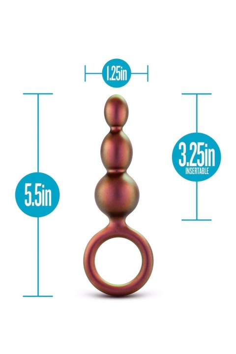 ANAL ADVENTURES MATRIX BEADED LOOP PLUG COPPER ANAL ADVENTURES MATRIX BEADED LOOP PLUG COPPER
