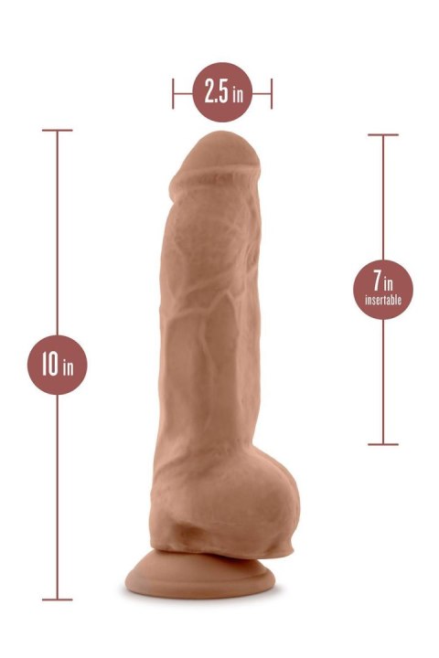 AU NATUREL BIG BOY 10" DILDO MOCHA AU NATUREL BIG BOY 10" DILDO MOCHA