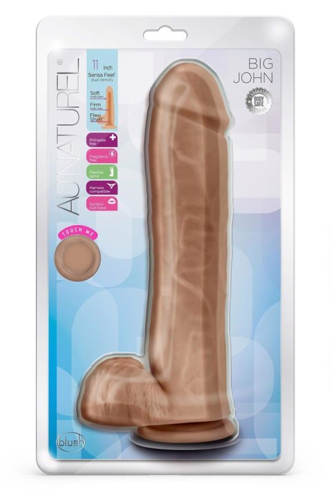 AU NATUREL BIG JOHN 11" DILDO MOCHA AU NATUREL BIG JOHN 11" DILDO MOCHA