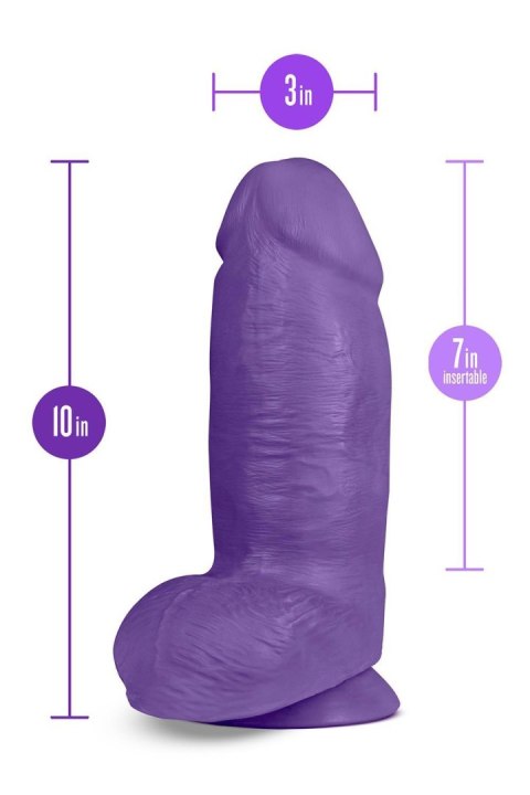 AU NATUREL BOLD CHUB 10" DILDO PURPLE AU NATUREL BOLD CHUB 10" DILDO PURPLE