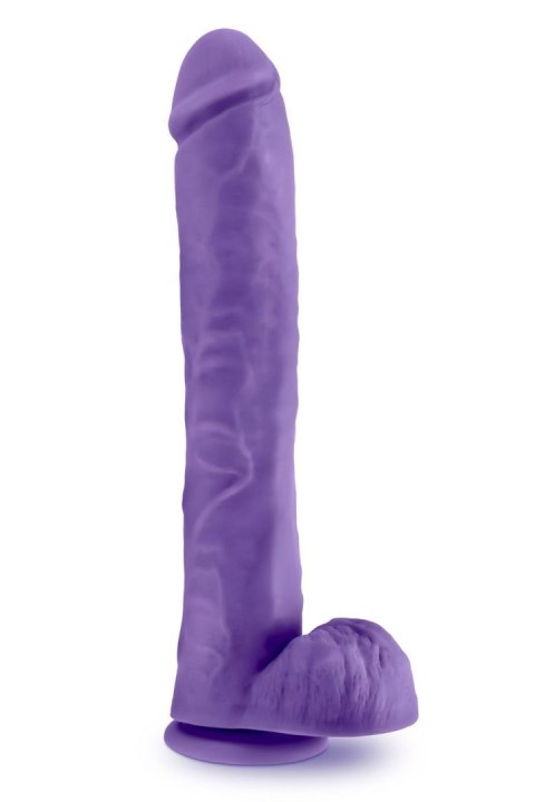AU NATUREL BOLD DADDY 14" DILDO PURPLE AU NATUREL BOLD DADDY 14" DILDO PURPLE
