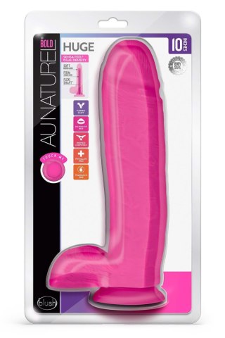 AU NATUREL BOLD HUGE 10" DILDO PINK