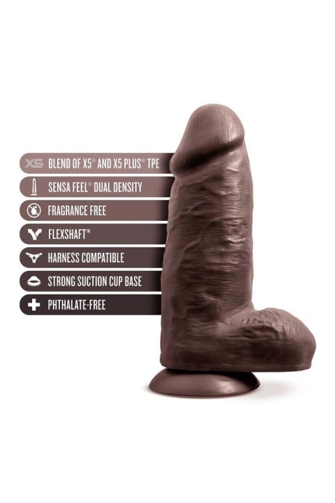 AU NATUREL CHUB 10" DILDO CHOCOLATE AU NATUREL CHUB 10" DILDO CHOCOLATE