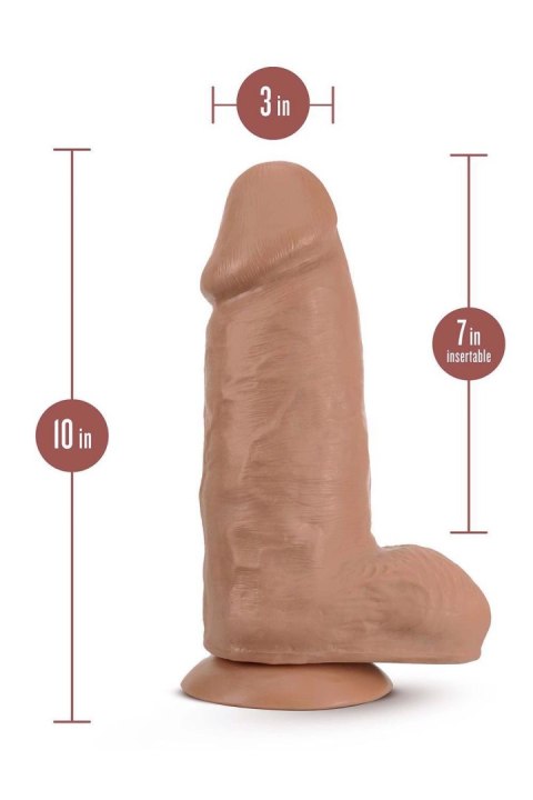 AU NATUREL CHUB 10" DILDO MOCHA AU NATUREL CHUB 10" DILDO MOCHA