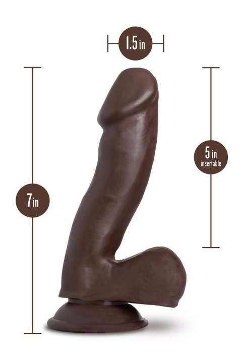 AU NATUREL TROY 6" DILDO CHOCOLATE AU NATUREL TROY 6" DILDO CHOCOLATE