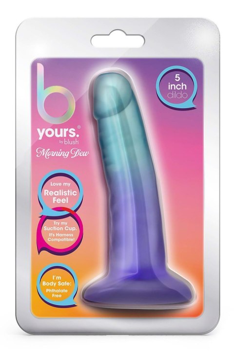 B YOURS MORNING DEW 5 INCH DILDO SAPPHIRE B YOURS MORNING DEW 5 INCH DILDO SAPPHIRE