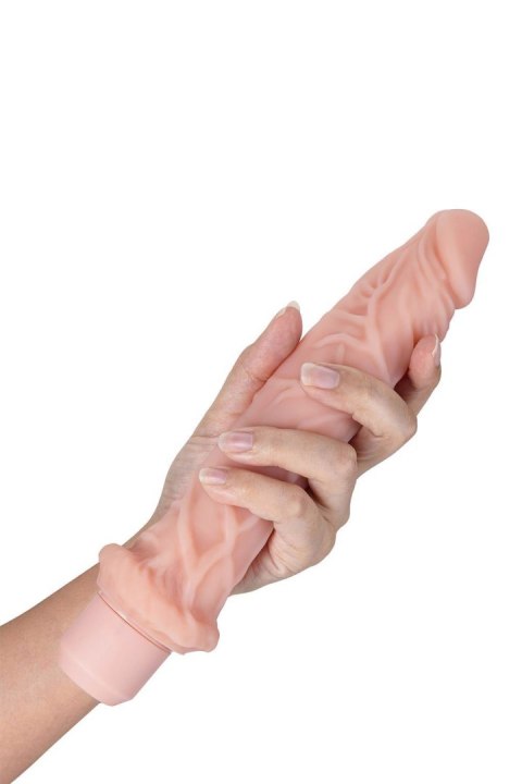 DR. SKIN SILICONE DR. RICHARD 9 INCH VIBRATING DILDO BEIGE