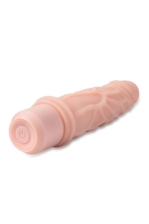 DR. SKIN SILICONE DR. ROBERT 7 INCH VIBRATING DILDO BEIGE
