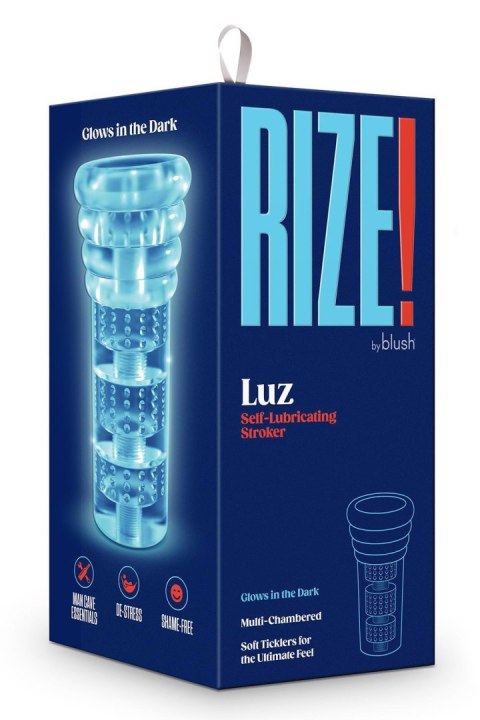 RIZE LUZÂ SELF LUBRICATING STROKER CLEAR RIZE LUZÂ SELF LUBRICATING STROKER CLEAR