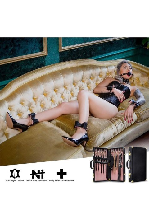TEMPTASIA SAFE WORD BONDAGE KIT WITH SUITCASE BLACK TEMPTASIA SAFE WORD BONDAGE KIT WITH SUITCASE BLACK