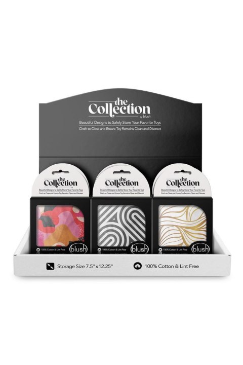 THE COLLECTION COTTON TOY BAG 18 PCS COUNTER DISPLAY ASSORTED THE COLLECTION COTTON TOY BAG 18 PCS COUNTER DISPLAY ASSORTED