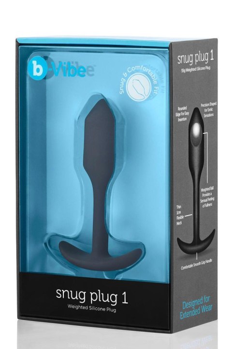B-VIBE SNUG PLUG 1 BLACK B-VIBE SNUG PLUG 1 BLACK