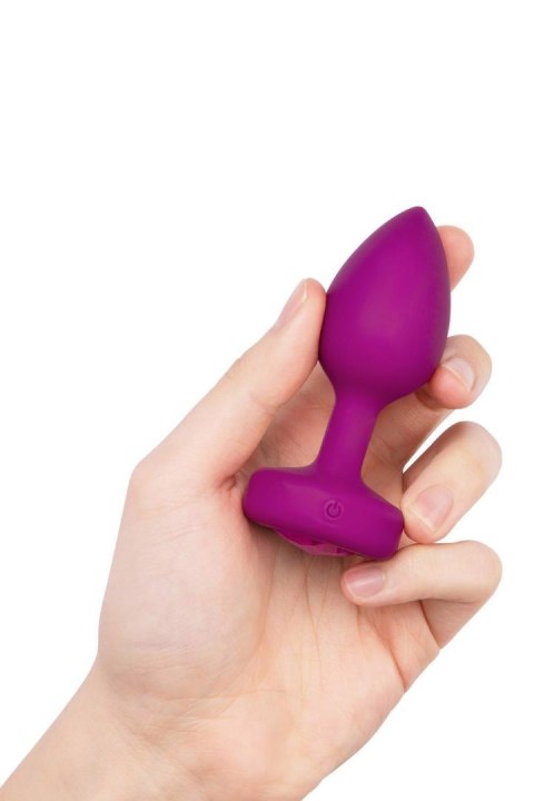 B-VIBE VIBRATING JEWEL PLUG S/M FUCHSIA B-VIBE VIBRATING JEWEL PLUG S/M FUCHSIA