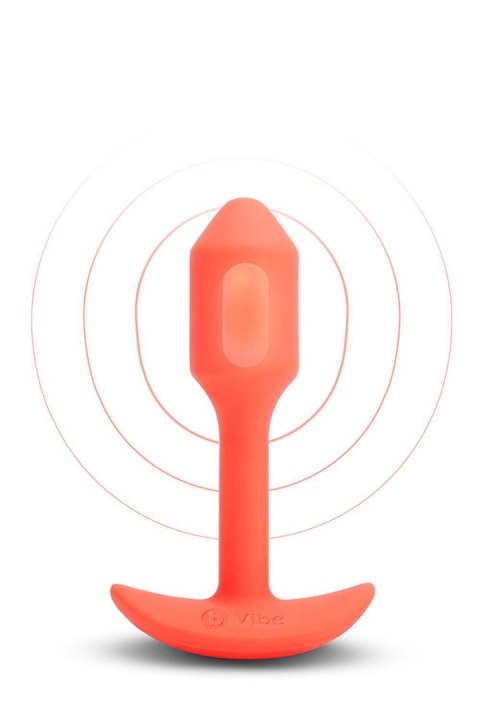 B-VIBE VIBRATING SNUG PLUG 1 ORANGE B-VIBE VIBRATING SNUG PLUG 1 ORANGE