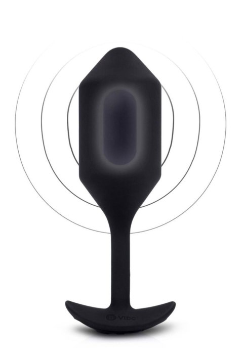 B-VIBE VIBRATING SNUG PLUG 4 BLACK B-VIBE VIBRATING SNUG PLUG 4 BLACK