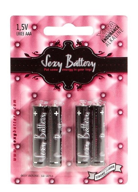 SEXY BATTERY ALKALINE 4PC. BLISTER AAA SEXY BATTERY ALKALINE 4PC. BLISTER AAA