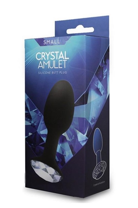 CRYSTAL AMULET SILICONE BUTT PLUG SMALL