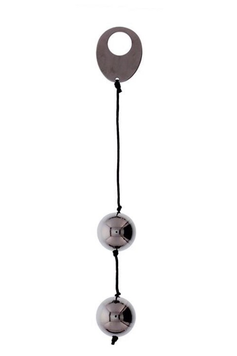 DOMINO METALLIC BALLS -CHROME BLACK DOMINO METALLIC BALLS -CHROME BLACK