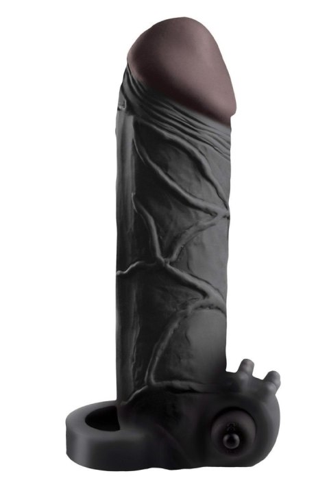 FANTASY X-TENSIONS VIBRATING REAL FEEL 2 INCH EXTENSION BLACK FANTASY X-TENSIONS VIBRATING REAL FEEL 2 INCH EXTENSION BLACK