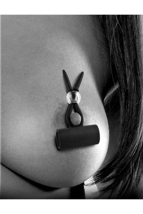 FETISH FANTASY SERIES LIMITED EDITION VIBRATING SILICONE NIPPLE LASSOS BLACK FETISH FANTASY SERIES LIMITED EDITION VIBRATING SILICONE NIPPLE LASSOS BLACK