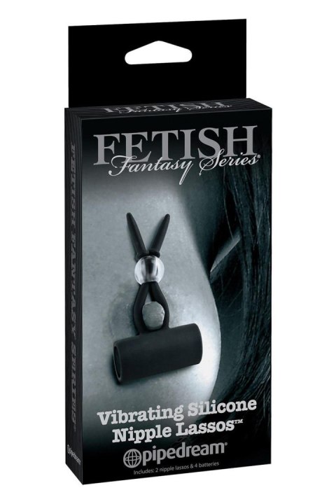 FETISH FANTASY SERIES LIMITED EDITION VIBRATING SILICONE NIPPLE LASSOS BLACK FETISH FANTASY SERIES LIMITED EDITION VIBRATING SILICONE NIPPLE LASSOS BLACK