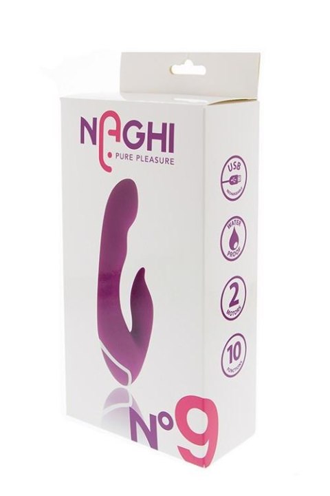 NAGHI NO.9 RECHARGEABLE DUO VIBRATOR NAGHI NO.9 RECHARGEABLE DUO VIBRATOR
