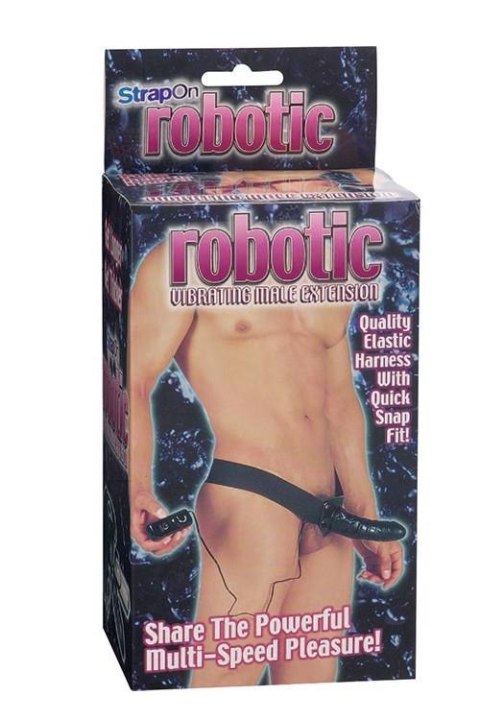 ROBOTIC MALE STRAP-ON BLACK ROBOTIC MALE STRAP-ON BLACK