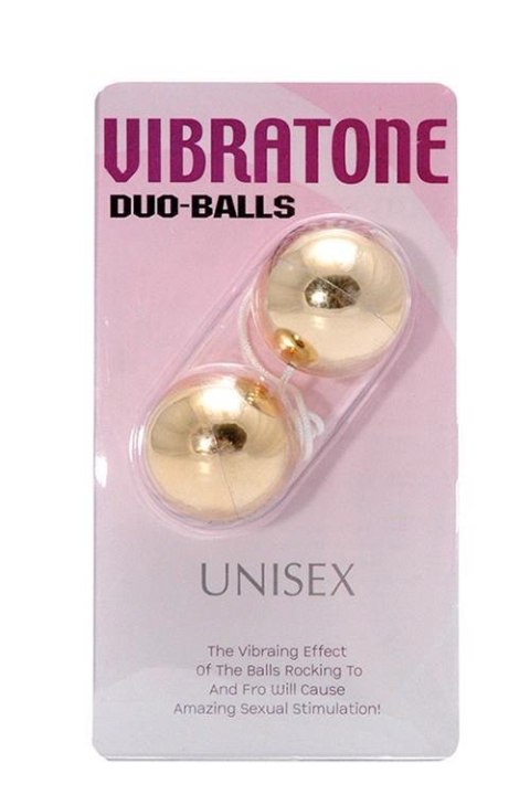 VIBRATONE DUO BALLS GOLD BLISTERCARD VIBRATONE DUO BALLS GOLD BLISTERCARD
