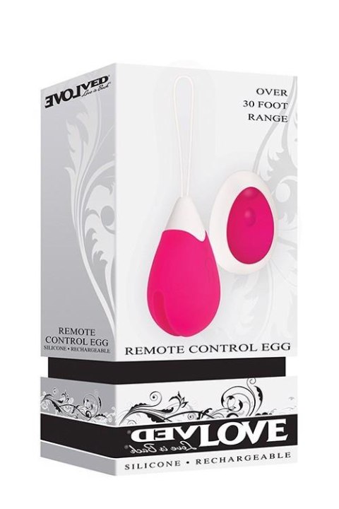 RECHARGEABLE REMOTE CONTROL EGG PINK RECHARGEABLE REMOTE CONTROL EGG PINK