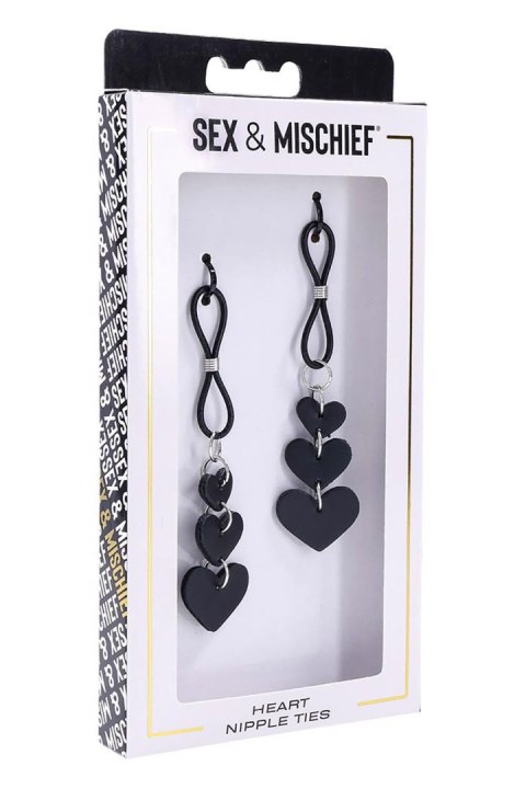 SEX AND MISCHIEF HEART NIPPLE TIES SEX AND MISCHIEF HEART NIPPLE TIES
