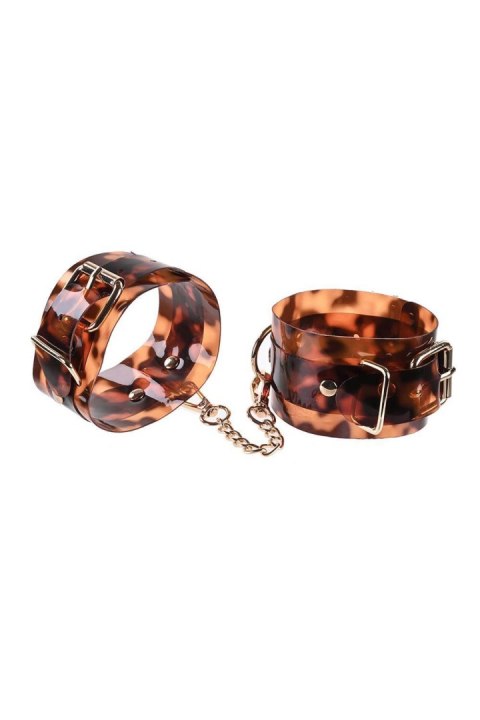 SPORTSHEETS AMBER HAND CUFFS SPORTSHEETS AMBER HAND CUFFS