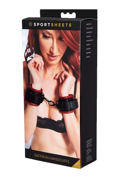 SPORTSHEETS SAFFRON CUFFS SPORTSHEETS SAFFRON CUFFS