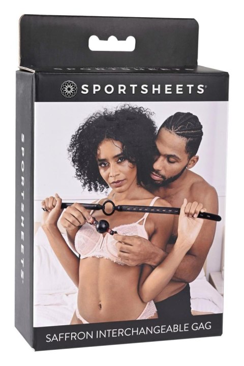 SPORTSHEETS SAFFRON INTERCHANGEABLE GAG SPORTSHEETS SAFFRON INTERCHANGEABLE GAG