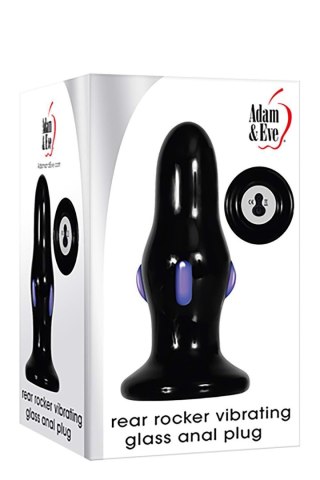 A&E REAR ROCKER VIBRATING GLASS ANAL PLUG