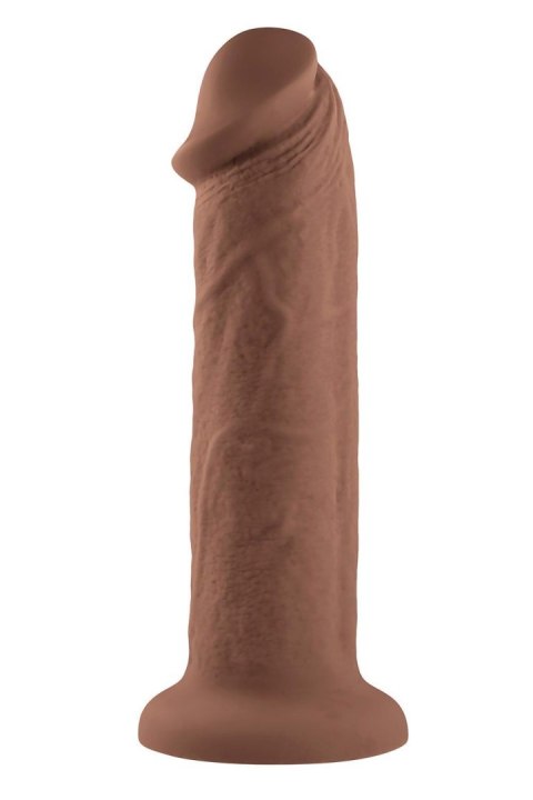 EVOLVED 7INCH GIRTHY VIBRATING DONG, DARK FLESH EVOLVED 7INCH GIRTHY VIBRATING DONG, DARK FLESH