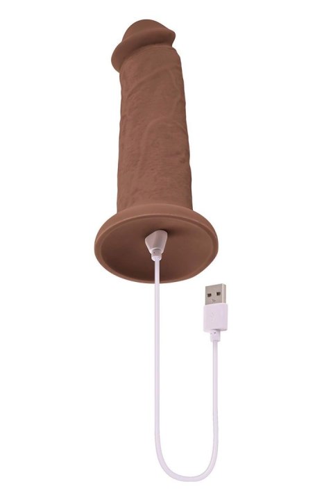 EVOLVED 7INCH GIRTHY VIBRATING DONG, DARK FLESH EVOLVED 7INCH GIRTHY VIBRATING DONG, DARK FLESH